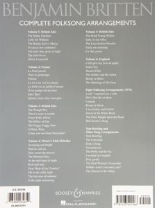 Benjamin Britten: Complete Folksong Arrangements