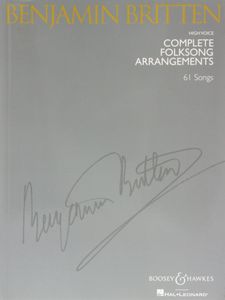 Benjamin Britten: Complete Folksong Arrangements
