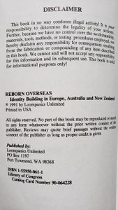 Reborn Overseas: Identity Building in Europe, Australia and New Zealand
