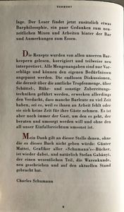 Schumann's Bar - The Artistry of Mixing Drinks