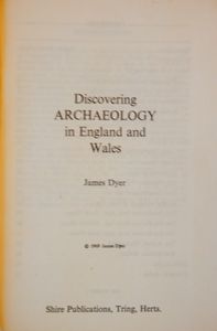 Discovering Archaeology in England and Wales