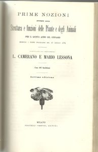 Primo studio delle piante e animali 1. 2. 3.