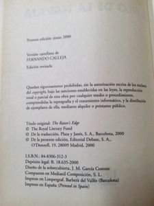 El Filo De La Navaja