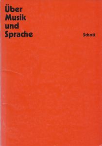 Über Musik und Sprache