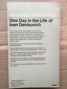 One Day in the Life of Ivan Denisovich