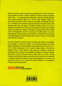Retromanía - La Adicción Del Pop A Su Propio Pasado