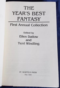 The Year's Best Fantasy: First Annual Collection