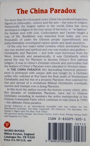 The China Paradox: Christ versus Marx