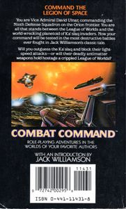 COMBAT COMMAND # 5 IN THE WORLD OF JACK WILLIAMSON'S LEGION OF SPACE