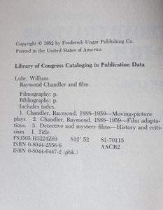 Raymond Chandler and Film