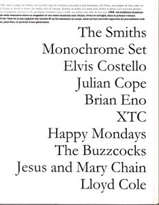 Les Inrockuptibles (interviews) - Le Rock Anglais