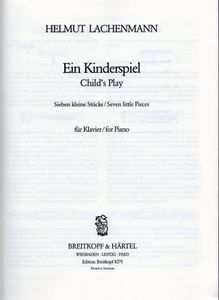 Ein Kinderspiel für Klavier