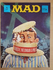 Mad Magazine - Alfred E Newman for President. UK Issue 129