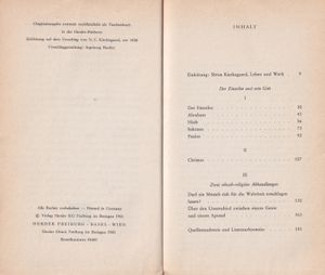 Der Einzelne und sein Gott