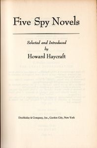 Five Spy Novels