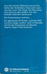 Die Körperfresser kommen