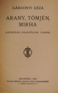Arany, tömjén, mirha