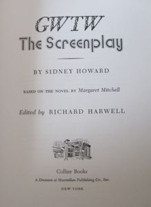 GWTW: The Screenplay
