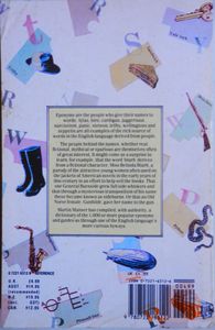 Dictionary of Eponyms