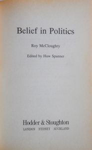 Belief in Politics: People, Polices and Personal Faith