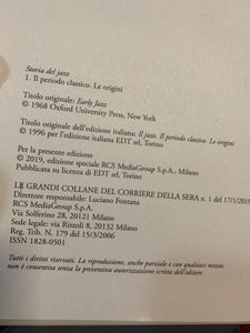 Storia Del Jazz. Le Origini Joe Oliver, Jelly Roll Morton, Louis Armstrong