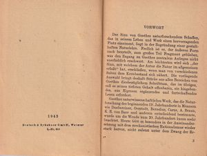 Über Natur und Naturbetrachtung - Eine Auswahl