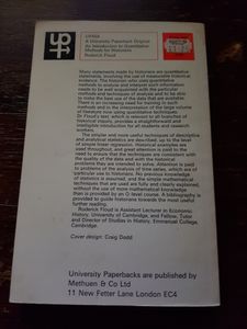 An Introduction To Quantitative Methods For Historians