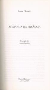 Anatomia da Errância