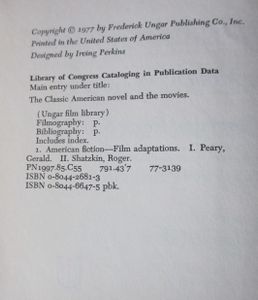 The Classic American Novel & the Movies