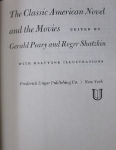 The Classic American Novel & the Movies