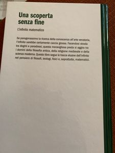 Una Scoperta Senza Fine. L'Infinito Matematico