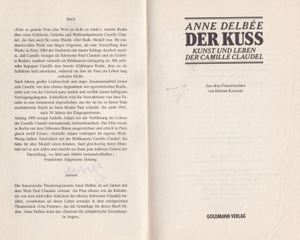 Der Kuss - Kunst und Leben der Camille Claudel