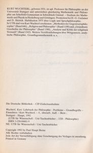 Lehrbuch der Philosophie - Probleme - Grundbegriffe - Einsichten