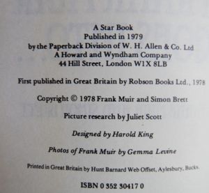 Frank Muir Goes into