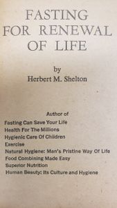 Fasting for Renewal of Life