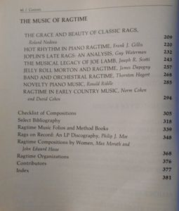 Ragtime: Its History. Composers, And Music