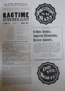 The Ragtime Ephemeralist (Number Three)
