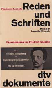 Ferdinand Lassalle: Reden und Schriften