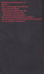 Gott und der Staat und andere Schriften