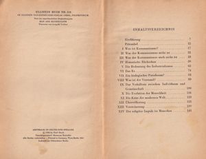 Mensch und Materialismus