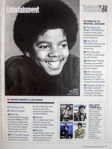 Entertainment Weekly #1055  (MJ "Thriller" cover)