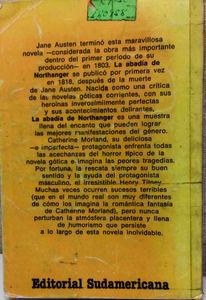 La Abadía De Northanger