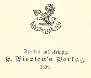 E. Pierson's Verlag