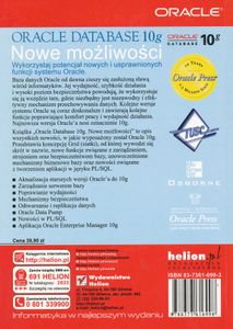 Oracle Database 10g: Nowe Możliwości