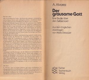 Der grausame Gott - Eine Studie über den Selbstmord