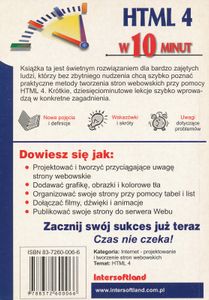 Poznaj HTML 4 w 10 Minut
