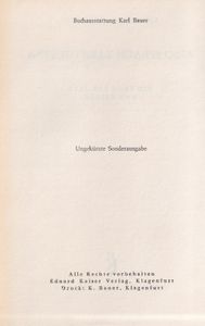 Also Sprach Zarathustra - Ein Buch für Alle und Keinen