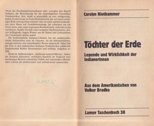 Töchter der Erde - Legende und Wirklichkeit der Indianerinnen