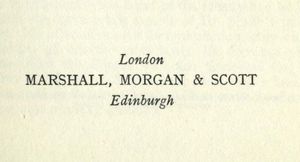 Marshall Morgan and Scott Publications Ltd