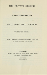 The Private Memoirs and Confessions of a Justified Sinner